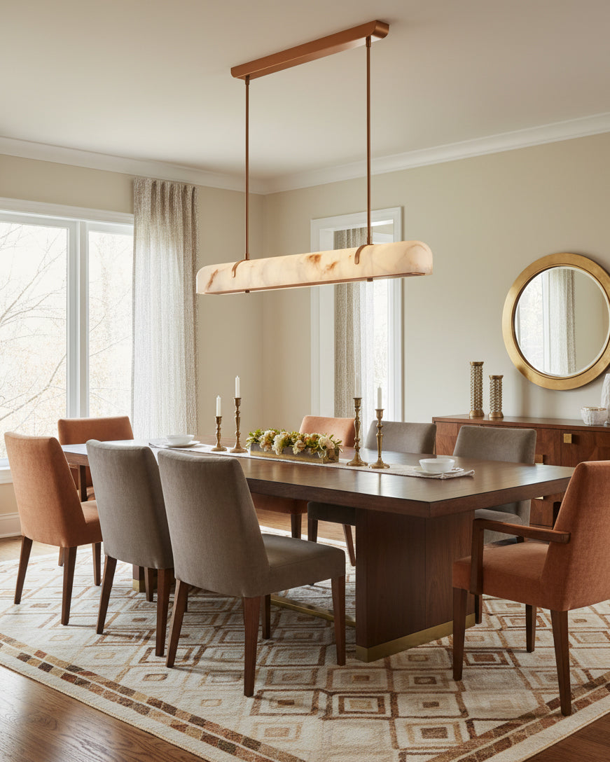 Serenity Line Glass Chandelier — product view 4