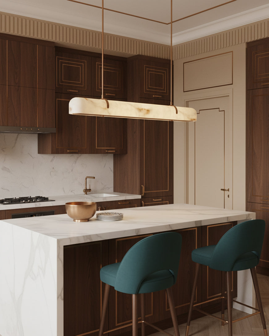 Serenity Line Glass Chandelier — product view 9