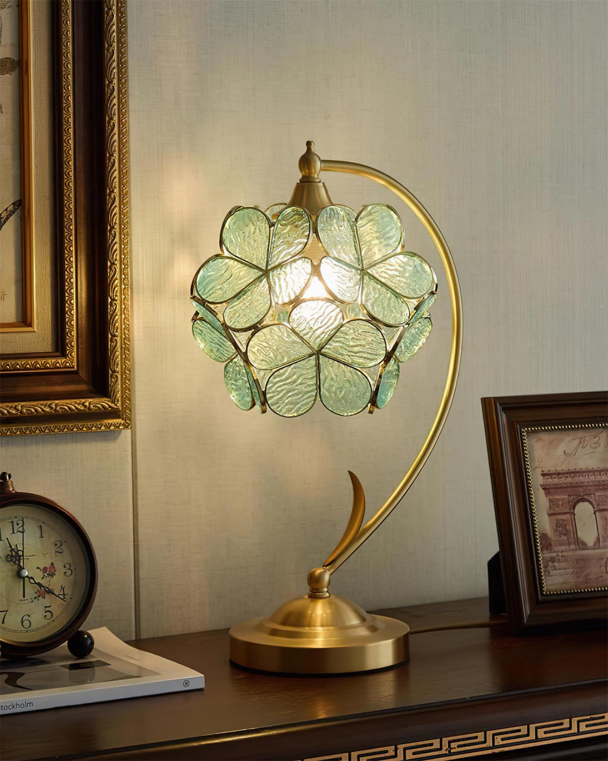 Serenity Petal Glass Table Lamp — product view 8