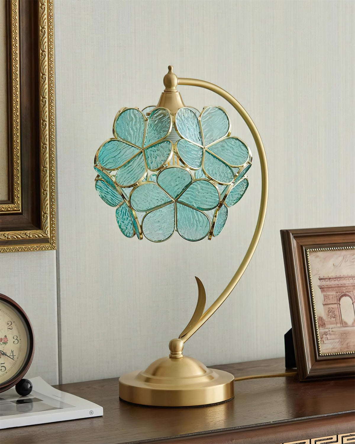 Serenity Petal Glass Table Lamp — product view 9