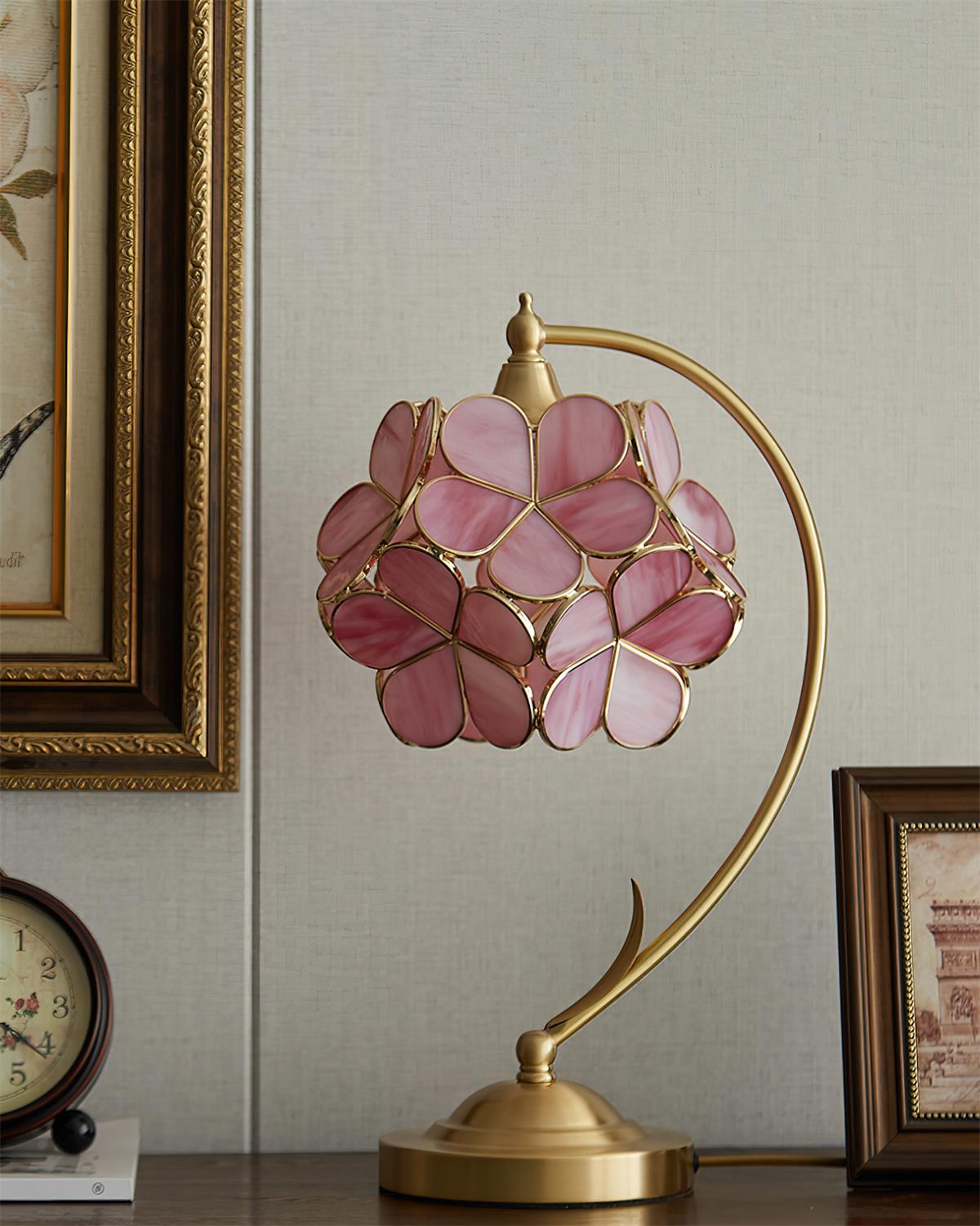 Serenity Petal Glass Table Lamp — product view 4