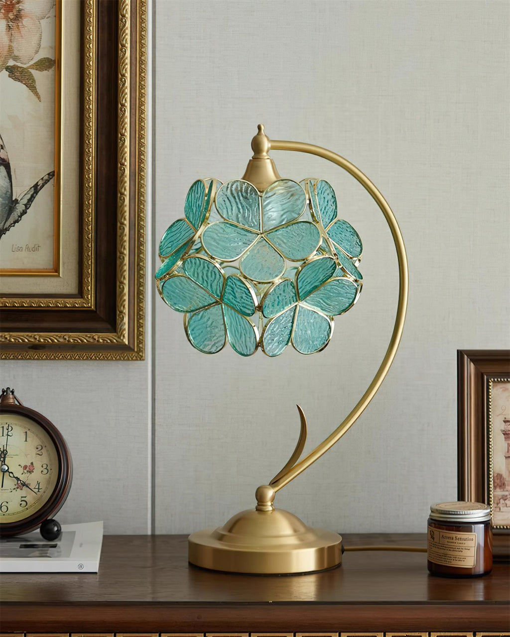 Serenity Petal Glass Table Lamp — product view 6