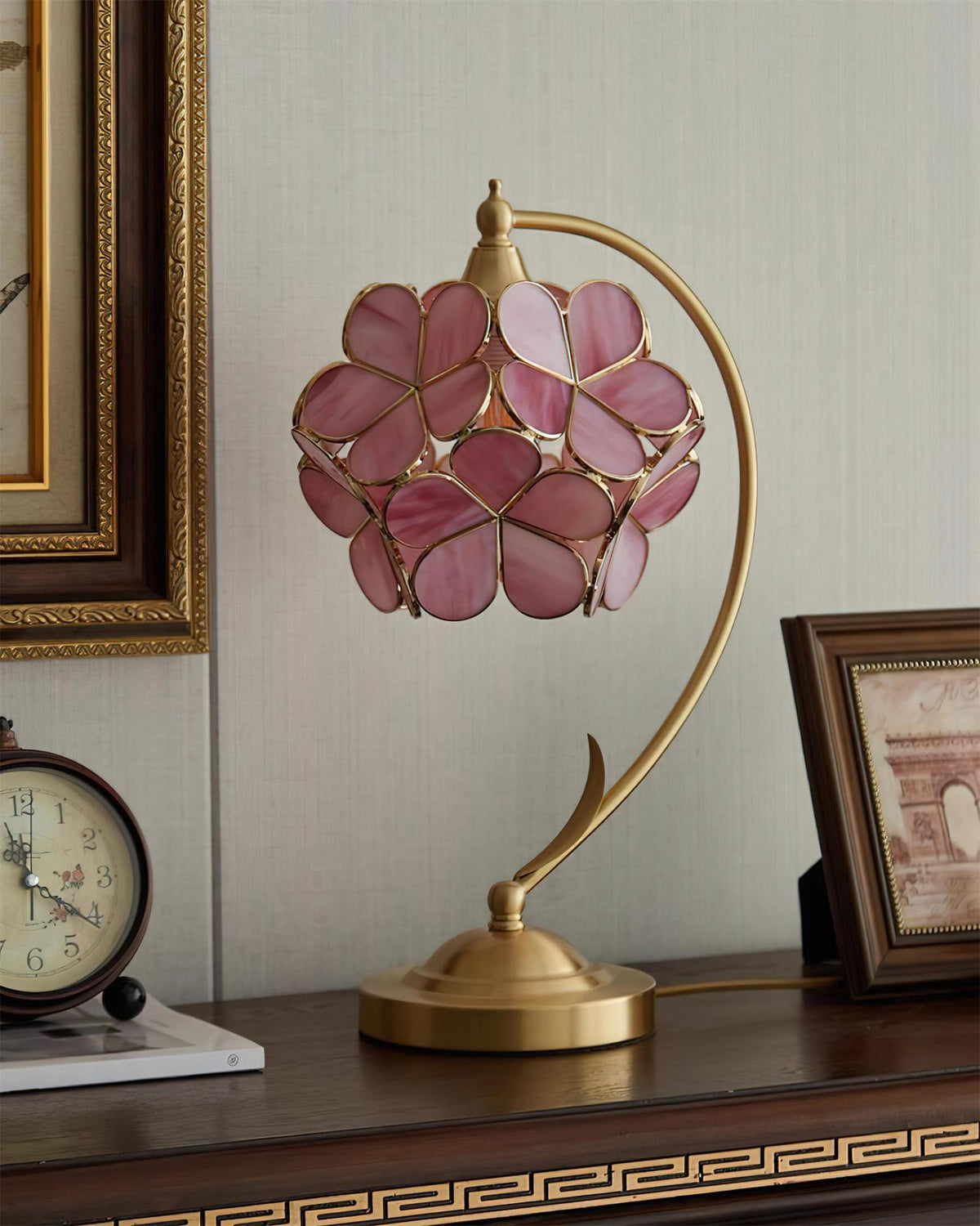 Serenity Petal Glass Table Lamp — product view 7