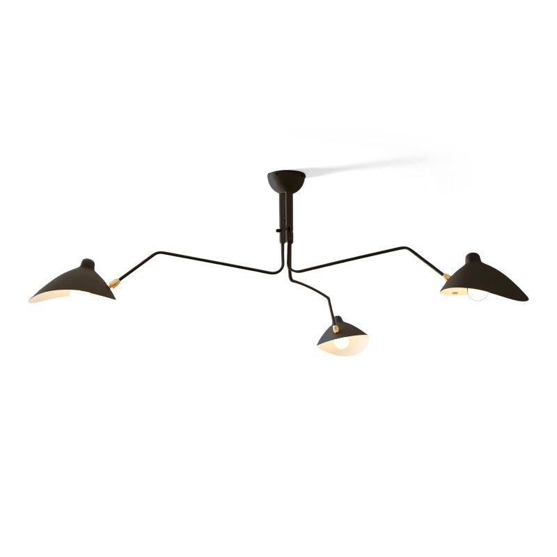 Serge Mouille Multi-Arm Spider Ceiling Light