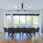 Serge Mouille Multi-Arm Spider Ceiling Light