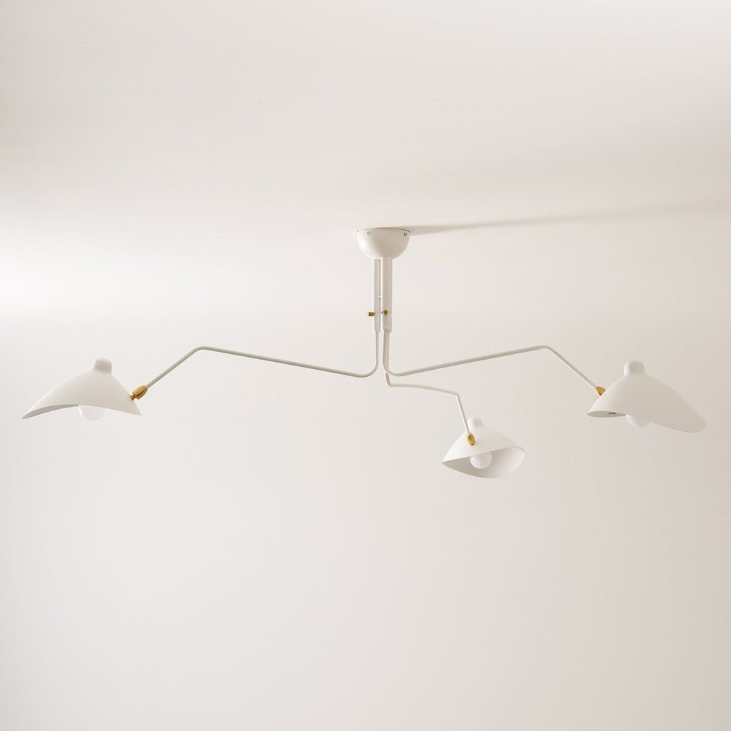 Serge Mouille Multi-Arm Spider Ceiling Light