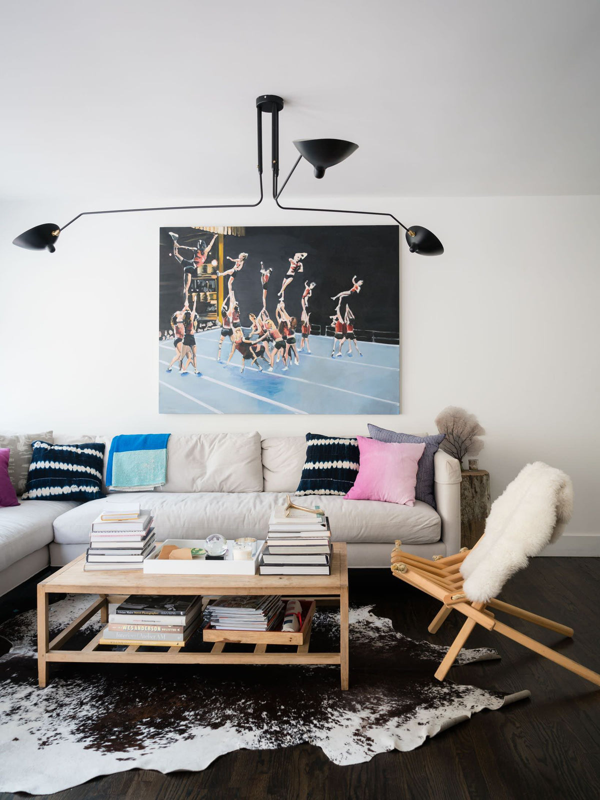 Serge Mouille Multi-Arm Spider Ceiling Light