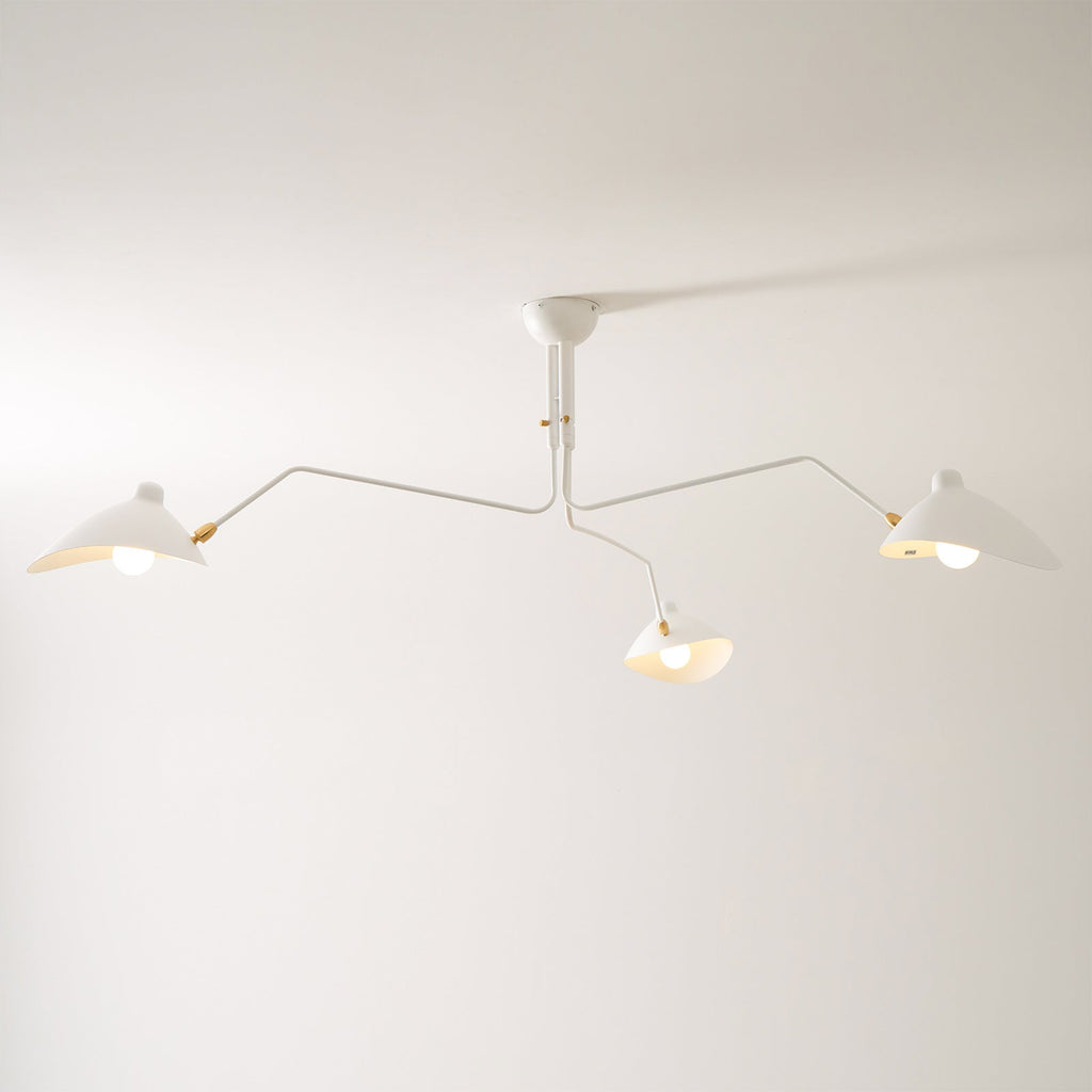 Serge Mouille Multi-Arm Spider Ceiling Light