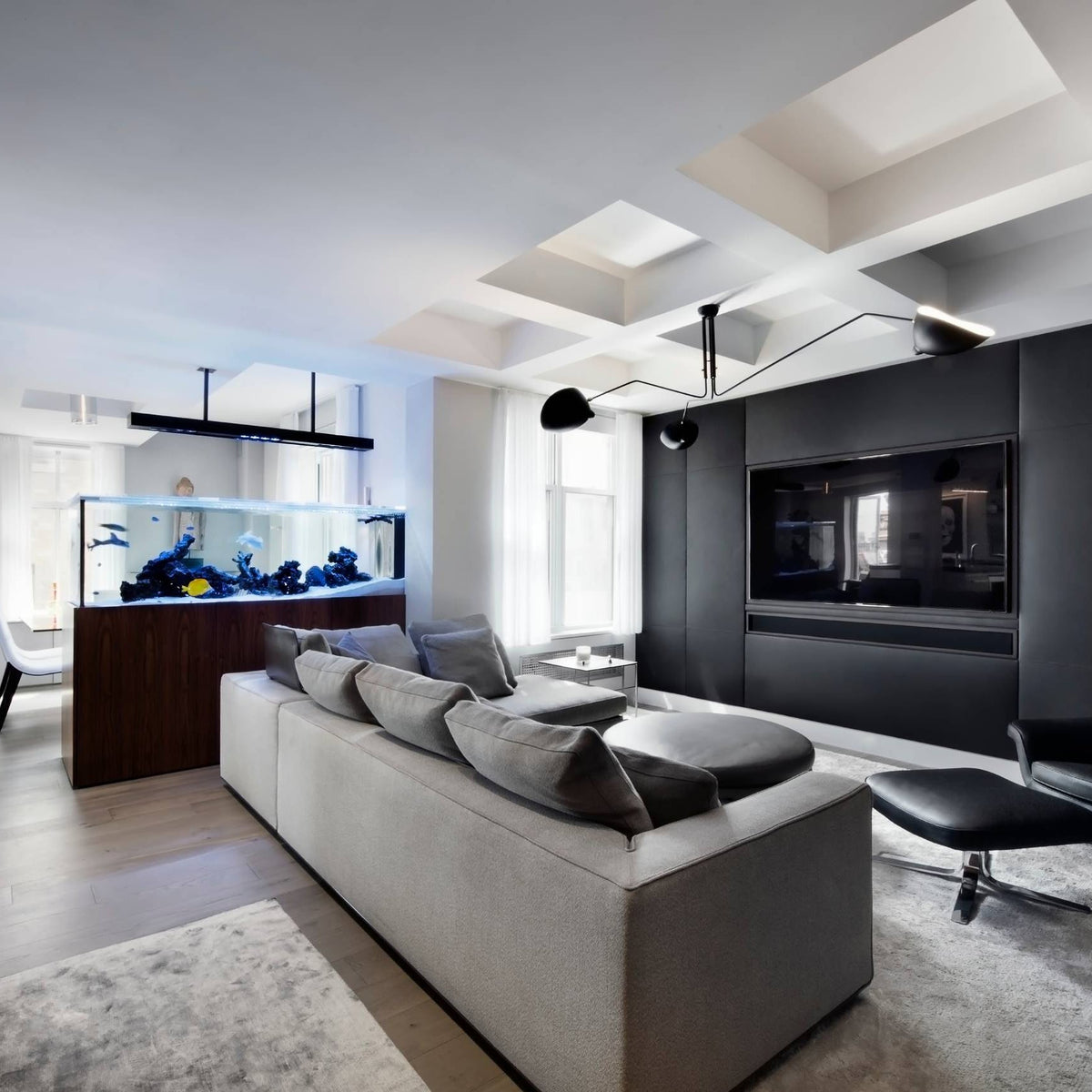 Serge Mouille Multi-Arm Spider Ceiling Light