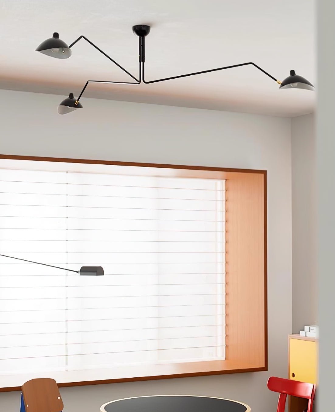 Serge Mouille Multi-Arm Spider Ceiling Light