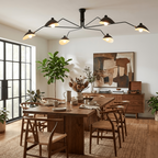 Serge Mouille Multi-Arm Spider Ceiling Light