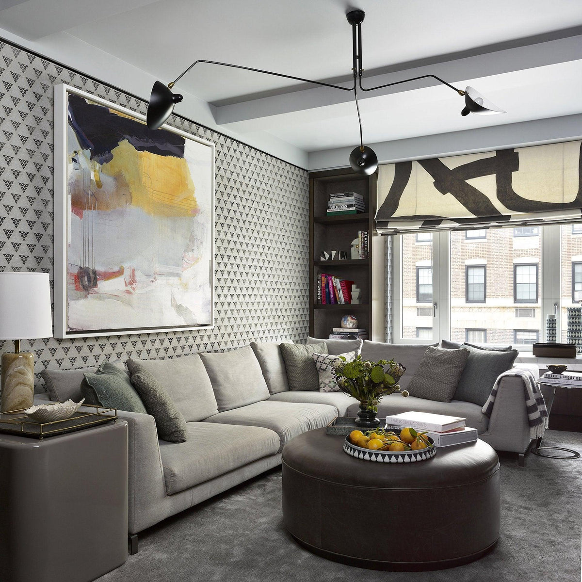 Serge Mouille Multi-Arm Spider Ceiling Light