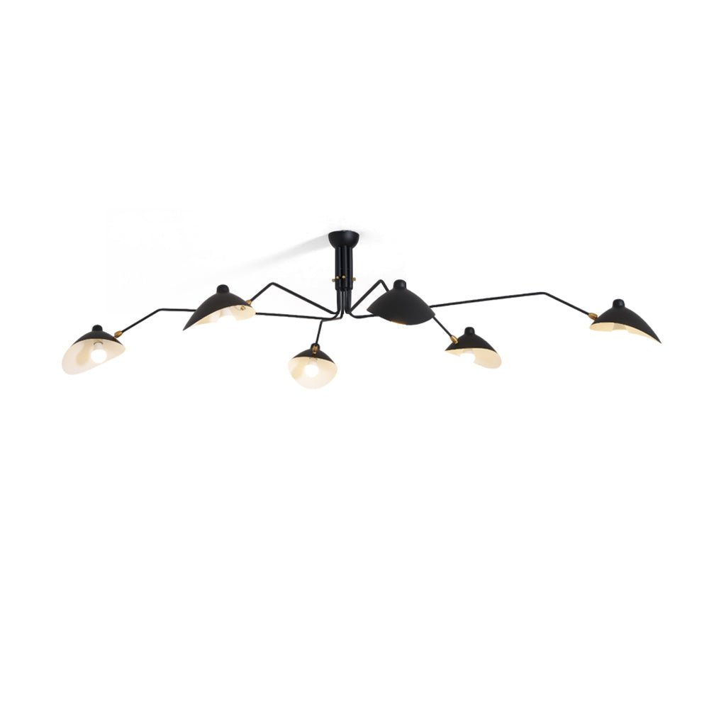 Serge Mouille Multi-Arm Spider Ceiling Light