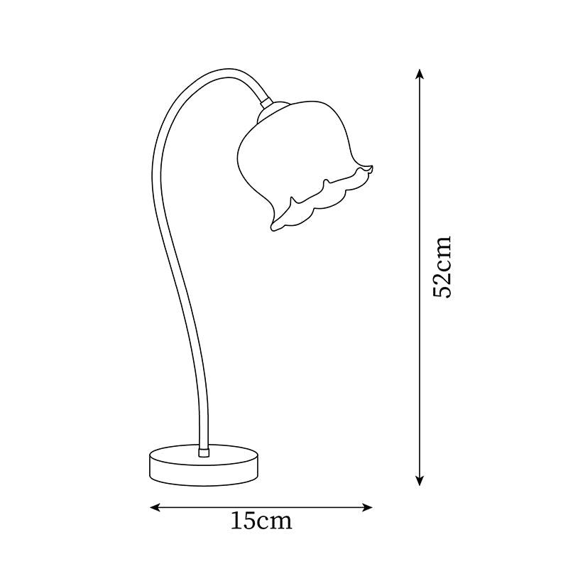 Siena Brass Table Lamp — product view 5