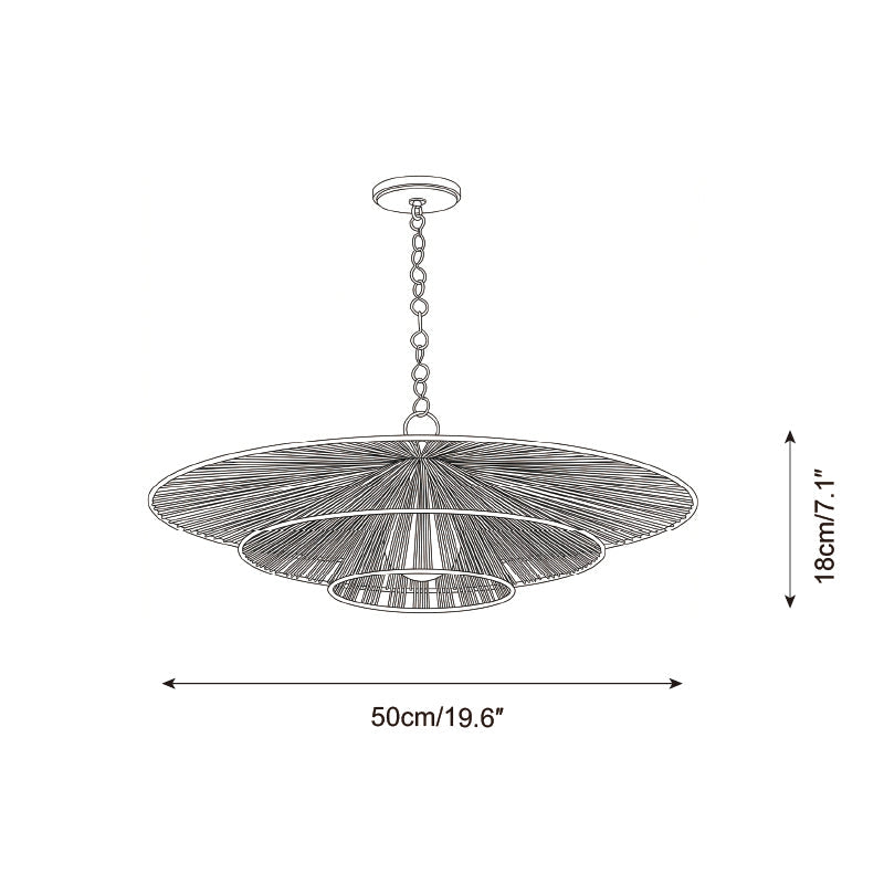 Solayne Metal Chandelier — product view 4