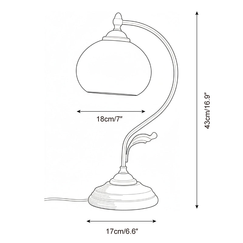Solenne Glass Table Lamp — product view 5