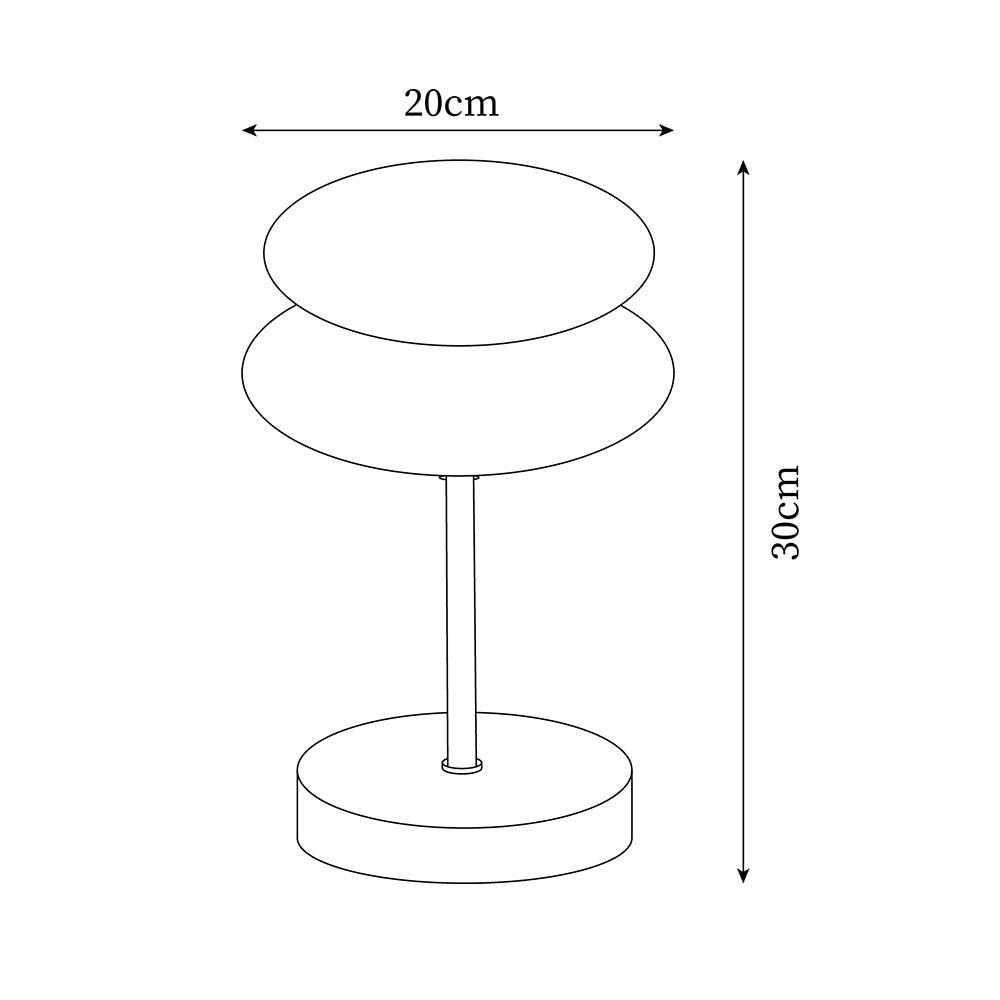 Sonika Glass Table Lamp — product view 5