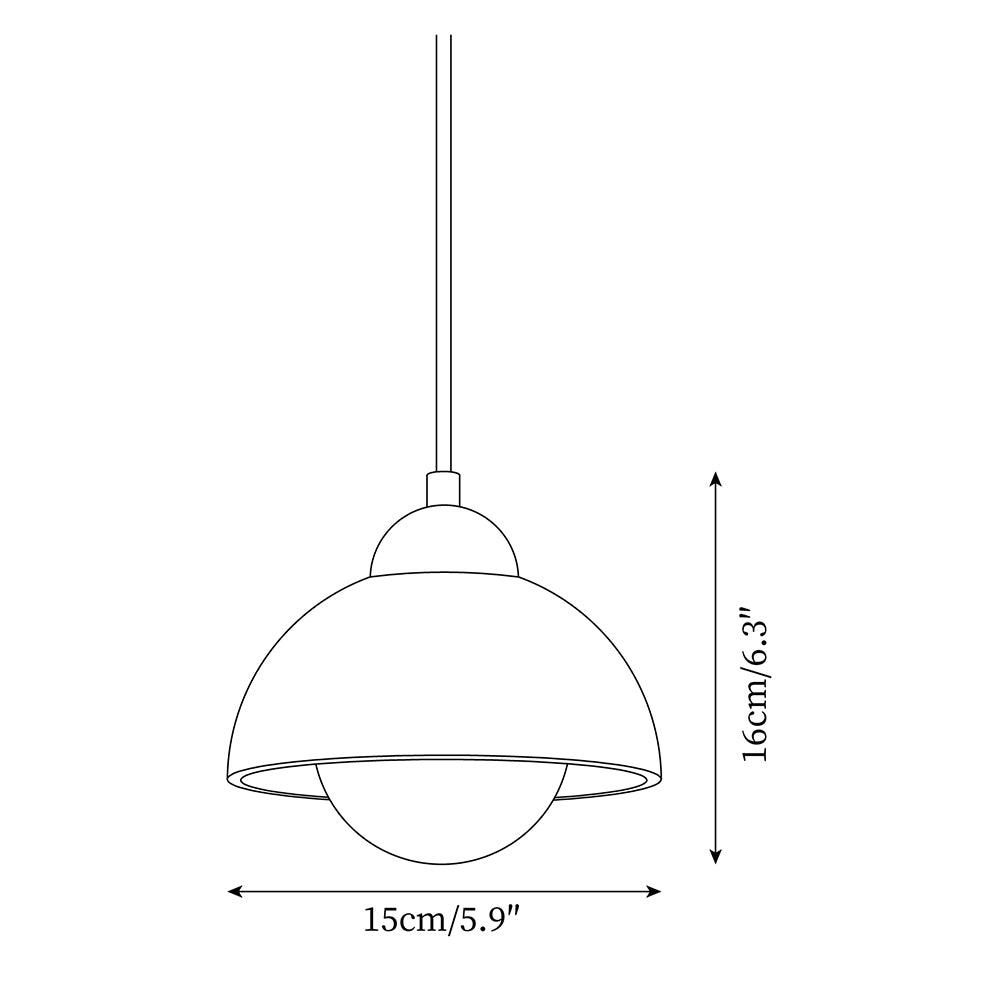 Soren Travertine Pendant Lamp — product view 5