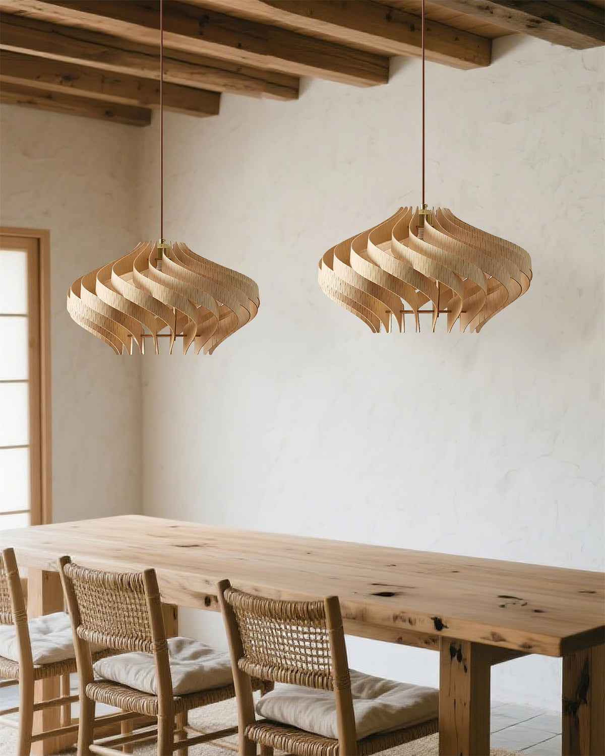 Spirawood Wood Pendant Lamp — product view 6
