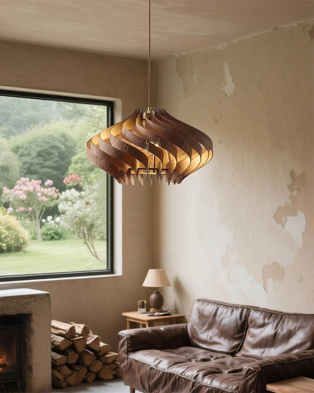 Spirawood Wood Pendant Lamp — product view 8