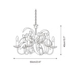 Springeau Metal Chandelier — product view 6