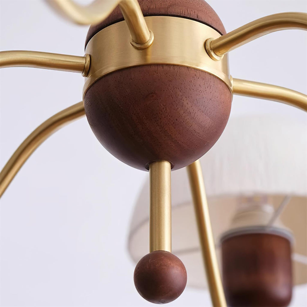 Stacey Wood Chandelier — product view 18