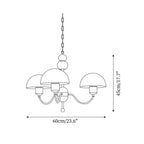 Stacey Wood Chandelier — product view 5