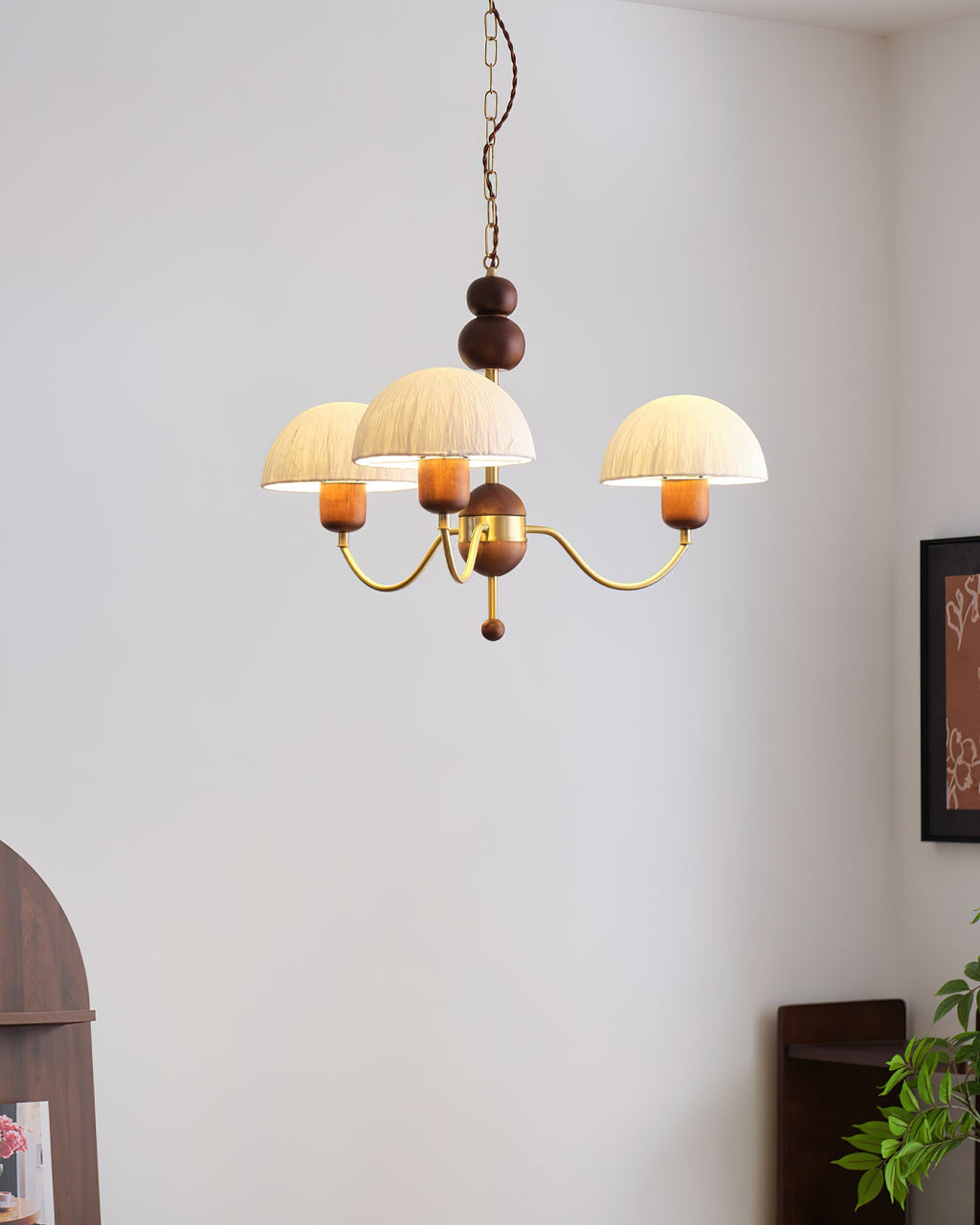 Stacey Wood Chandelier — product view 8