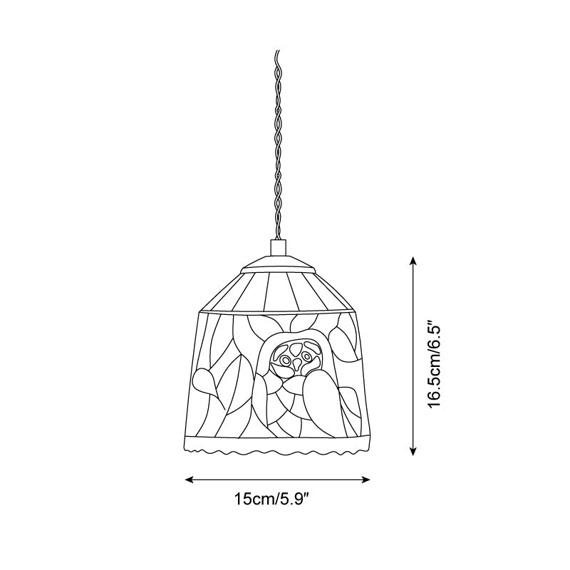 Stained Tales Glass Pendant Lamp — product view 6
