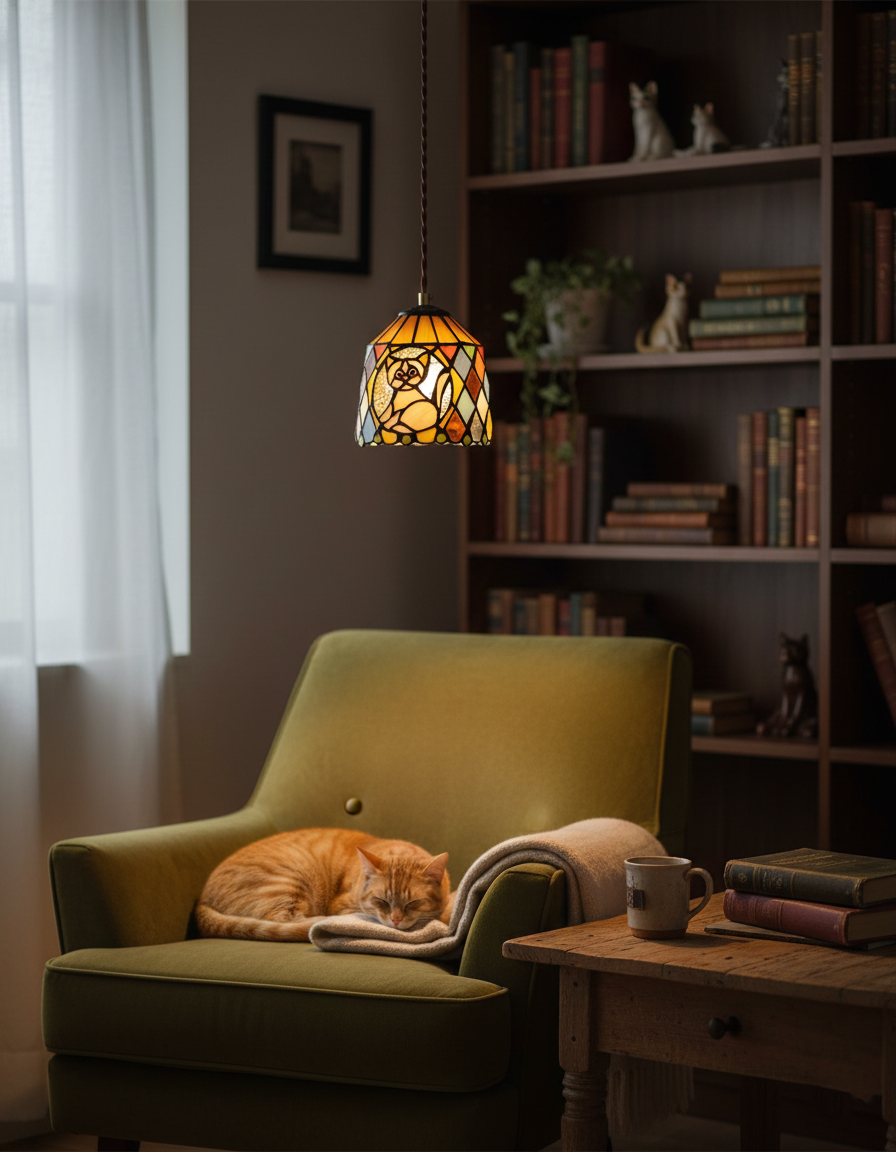 Stained Tales Glass Pendant Lamp — product view 12