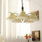 Suki Pleated Wood Chandelier — product view 13
