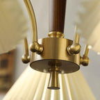 Suki Pleated Wood Chandelier — product view 21