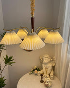 Suki Pleated Wood Chandelier — product view 27