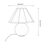 Sunburst Glass Table Lamp — product view 5