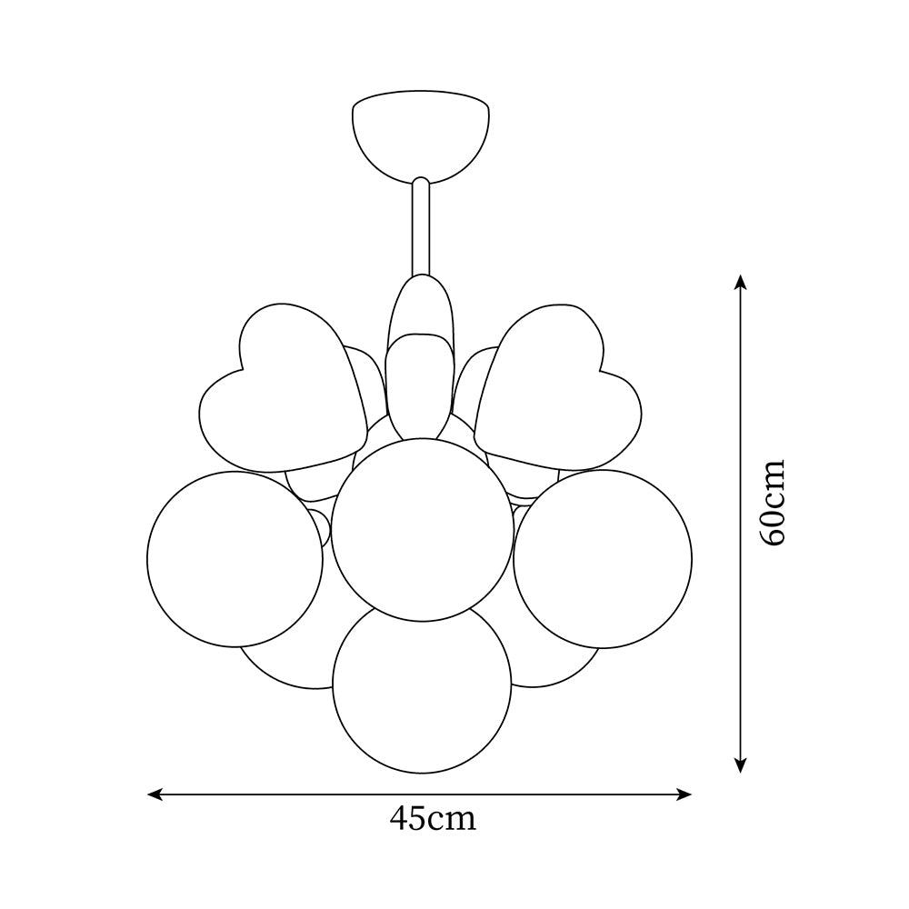 Tala Cute Metal Chandelier — product view 6