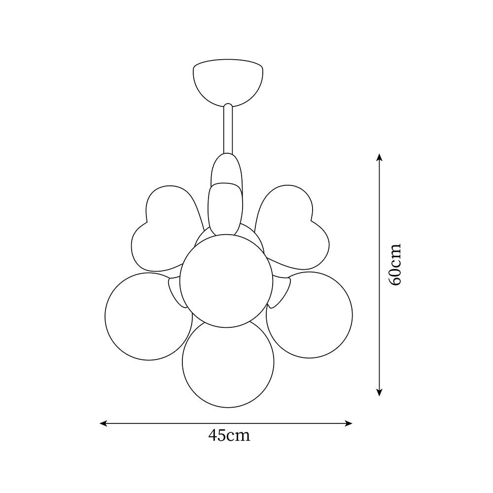 Tala Cute Metal Chandelier — product view 5