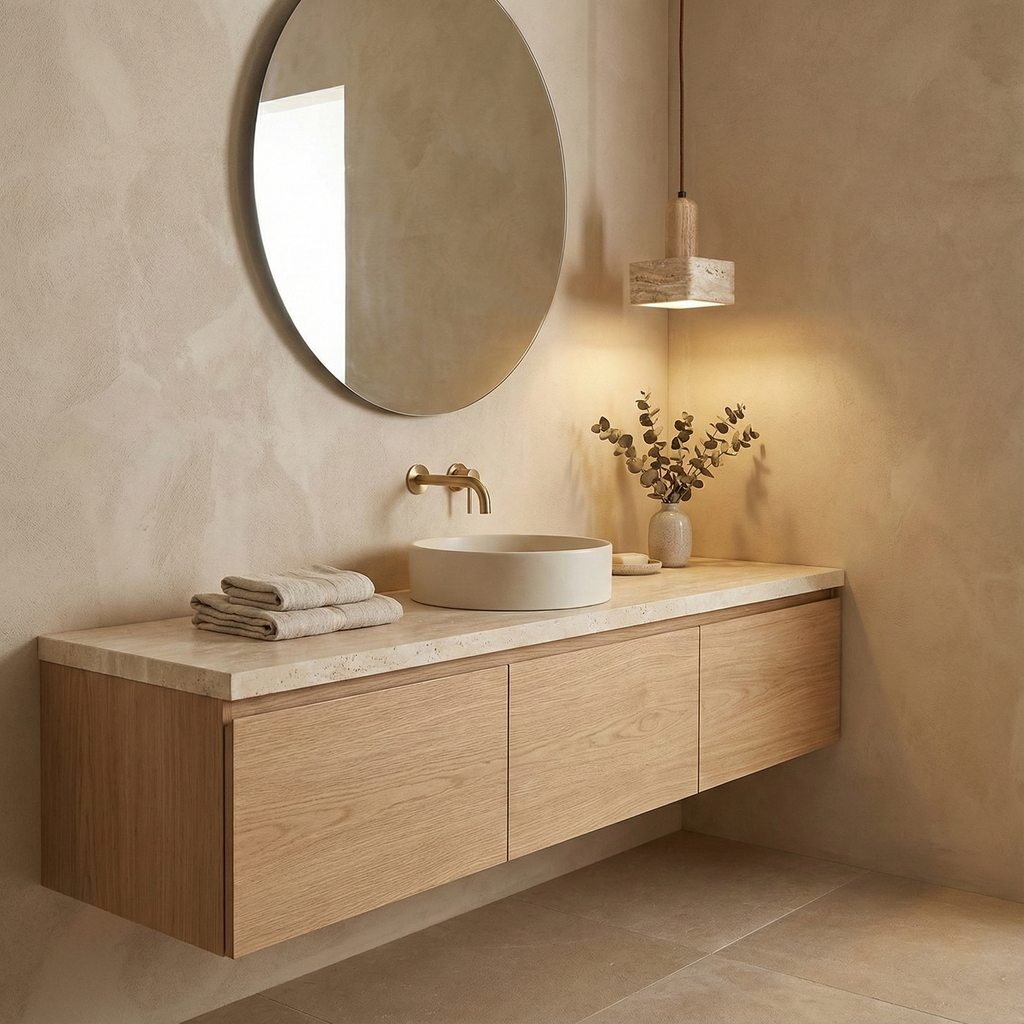 Talla Travertine Pendant Lamp — product view 8