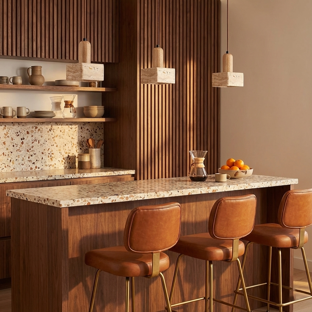 Talla Travertine Pendant Lamp — product view 6