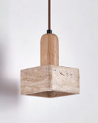 Talla Travertine Pendant Lamp — product view 19