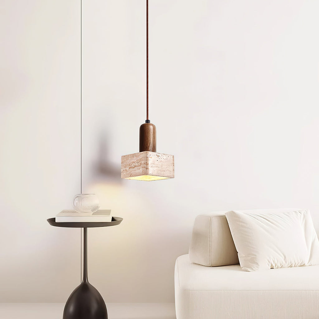Talla Travertine Pendant Lamp — product view 22