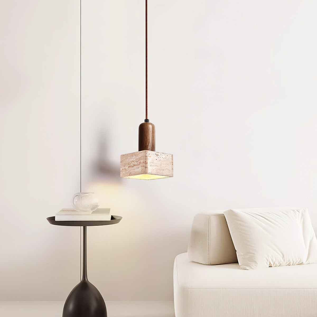 Talla Travertine Pendant Lamp — product view 22