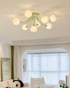 Taras Flower Glass Ceiling Lamp — product view 12