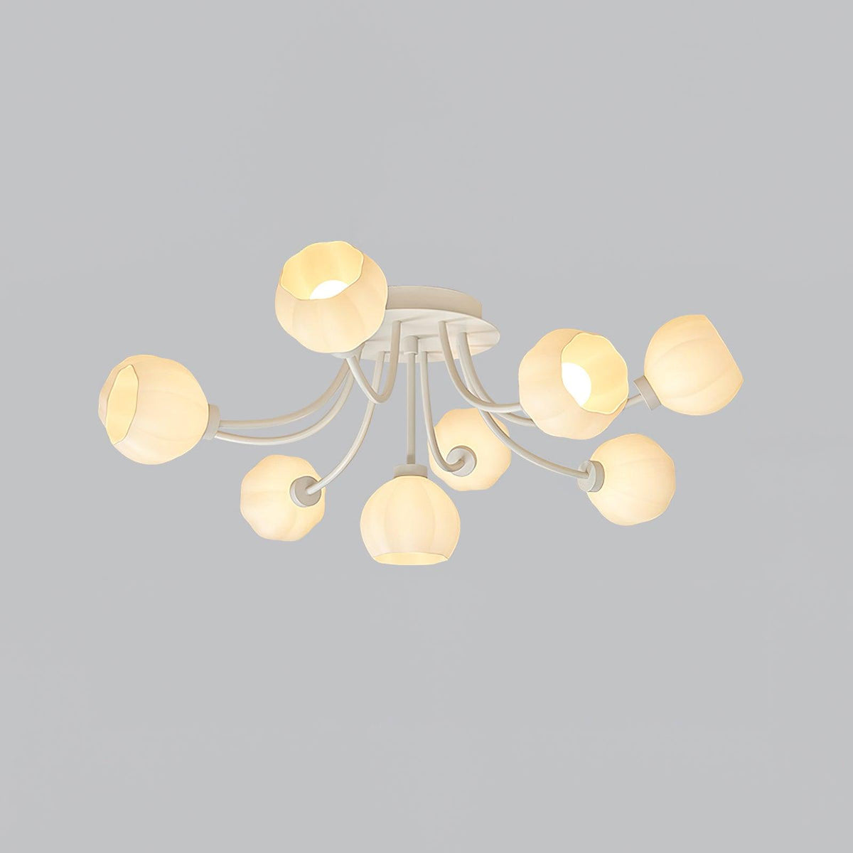 Taras Flower Glass Ceiling Lamp — product view 16