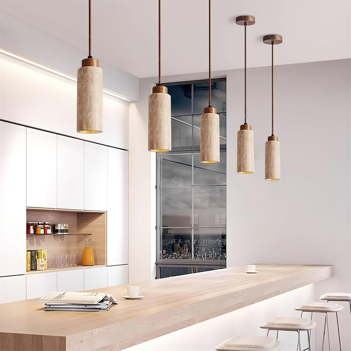 Tavolo Travertine Pendant Lamp — product view 16