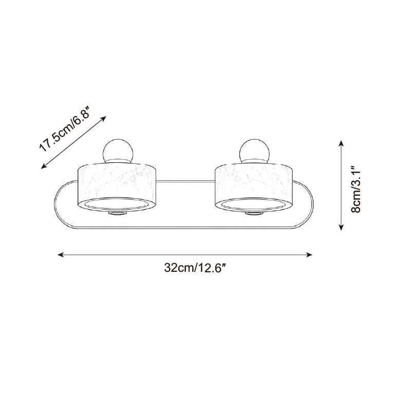 Tavros Alabaster Wall Sconce — product view 5