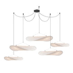 Tense Sculptural Tyvek Cloud Pendant Light