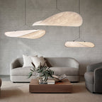Tense Sculptural Tyvek Cloud Pendant Light
