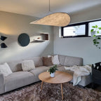 Tense Sculptural Tyvek Cloud Pendant Light