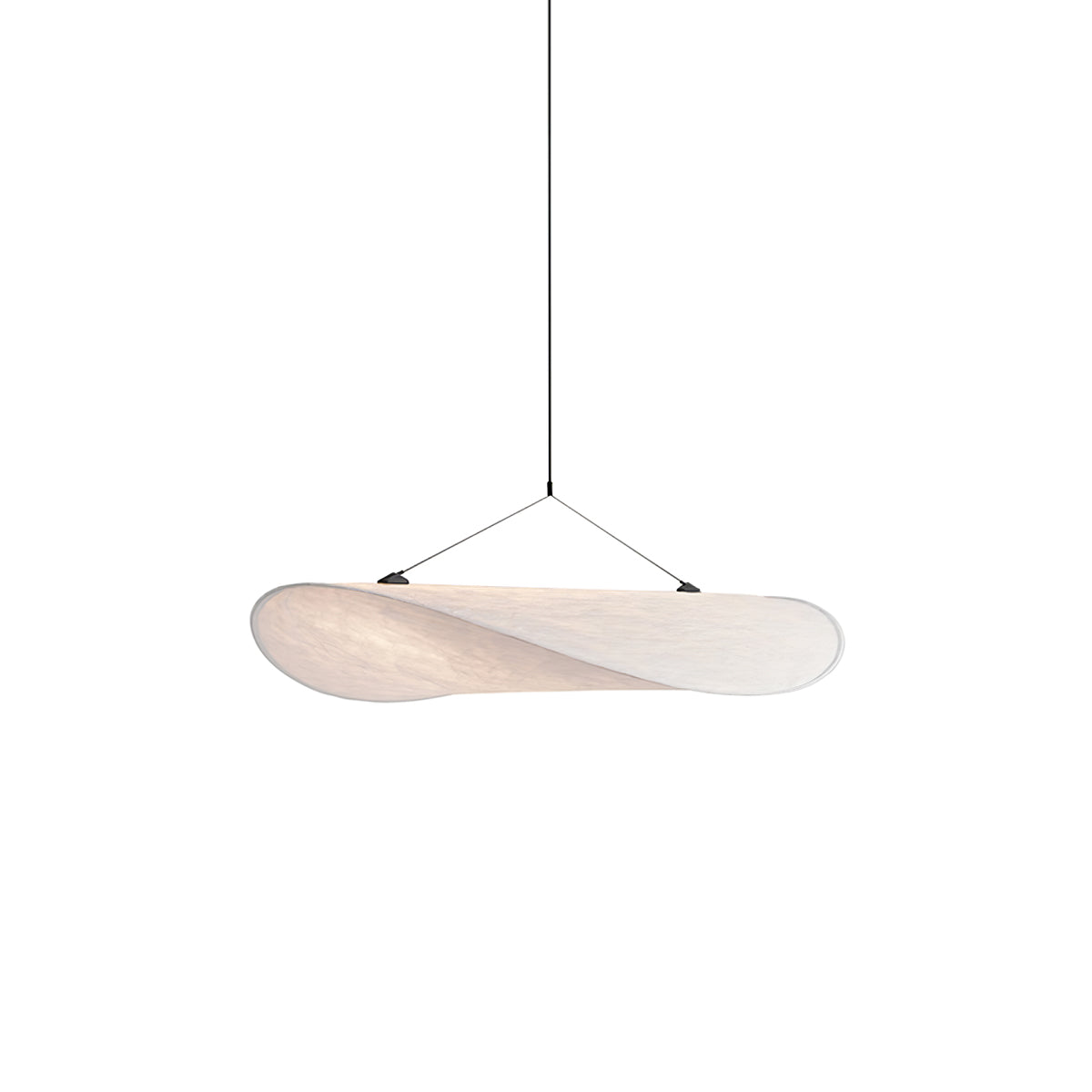 Tense Sculptural Tyvek Cloud Pendant Light