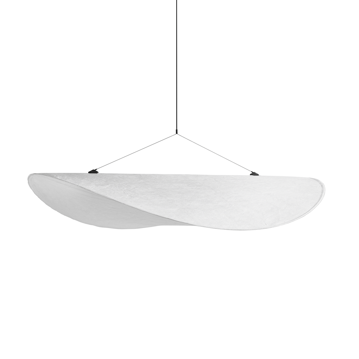 Tense Sculptural Tyvek Cloud Pendant Light